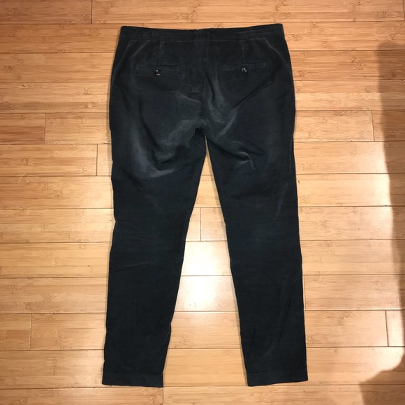 Brunello Cucinelli Navy Corduroy Pants Size 12 - Picture 4 of 4